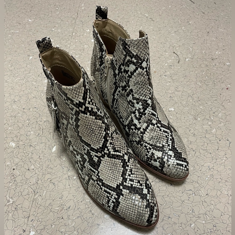 Mia Snake Skin booties